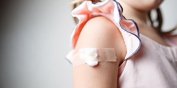 Maintain your child's vaccination schedule